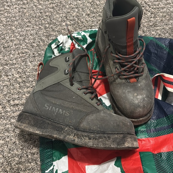 Simms waterproof wading boots felt sole - Picture 3 of 4